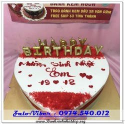 Mẫu Bánh Sinh Nhật Đẹp - A651